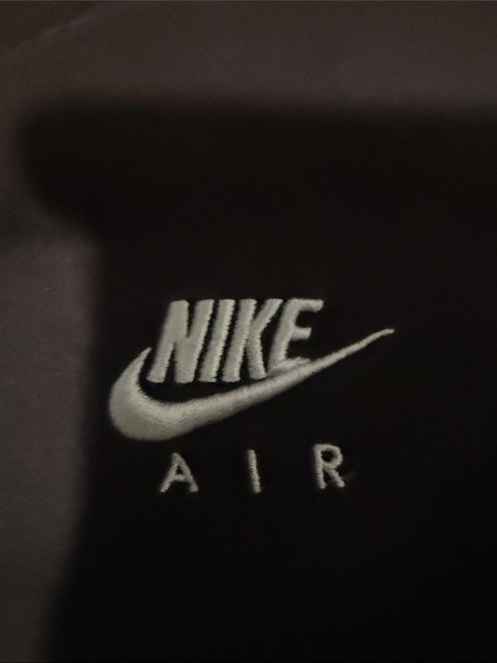 Nike Air Black Tee Embroidered Logo - XL - Excellent Condition